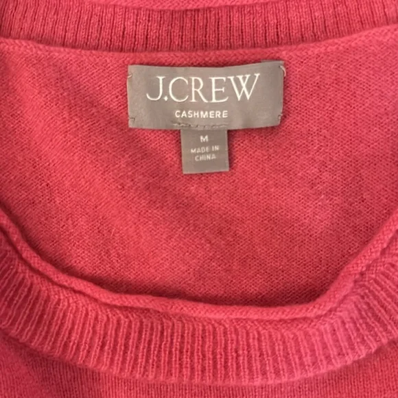 J.CREW. Relaxed cashmere T-shirt. Size M. - Picture 2 of 4